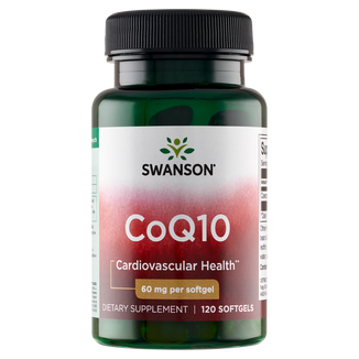 Swanson CoQ10, koenzym Q10 60 mg, 120 kapsułek Swanson CoQ10, koenzym Q10 60 mg, 120 kapsułek - zdjęcie produktu