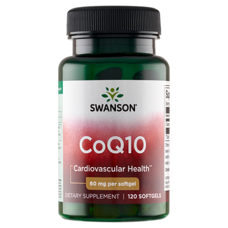 Swanson CoQ10, koenzym Q10 60 mg, 120 kapsułek - zdjęcie produktu