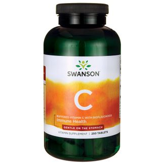 Swanson C, buforowana witamina C 1000 mg z bioflawonoidami, 250 tabletek - zdjęcie produktu