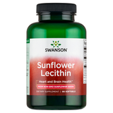 Swanson Sunflower Lecithin, lecytyna słonecznikowa 1200 mg, 90 kapsułek - miniaturka zdjęcia produktu