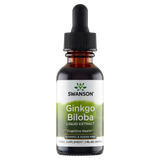 Swanson Ginkgo Biloba Liquid Extract, miłorząb dwuklapowy, 29,6 ml - miniaturka zdjęcia produktu