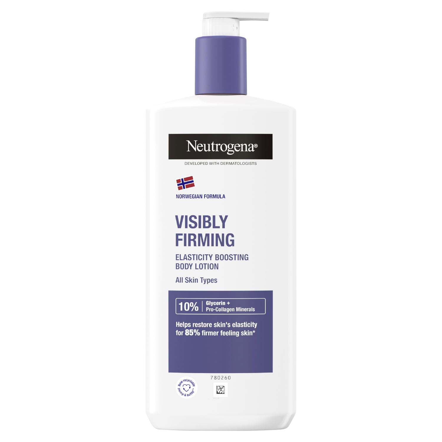 Neutrogena Neutrogena Formel Norweska Visibly Renew, Körperemulsion z mit Mineralien, trockene Haut, 400 ml — Inhaltsstoffe und Bewertung