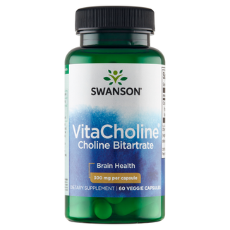 Swanson VitaCholine, cholina, 60 kapsułek wegetariańskich - zdjęcie produktu