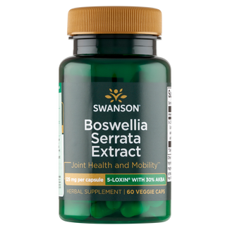 Swanson Boswellia Serrata Extract 5-Loxin, kadzidłowiec, 60 kapsułek wegetariańskich - zdjęcie produktu