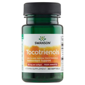 Swanson Tocotrienols, tokorienole Forte DeltaGold z Annatto, 60 kapsułek żelowych - zdjęcie produktu