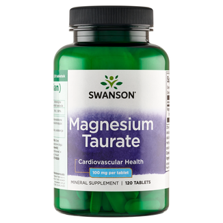 Swanson Magnesium Taurate, taurynian magnezu, 120 tabletek - zdjęcie produktu