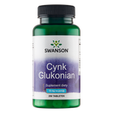 Swanson Cynk 15 mg, glukonian cynku, 250 tabletek - miniaturka zdjęcia produktu