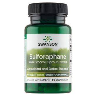 Swanson Sulforaphane, sulforafan, 60 kapsułek wegetariańskich - zdjęcie produktu