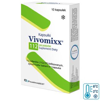 Vivomixx Kapsułki 112 miliardów, 10 kapsułek twardych - zdjęcie produktu