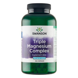 Swanson Triple Magnesium Complex, magnez 400 mg, 300 kapsułek - zdjęcie produktu