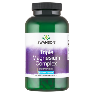 Swanson Triple Magnesium Complex, magnez 400 mg, 300 kapsułek - zdjęcie produktu