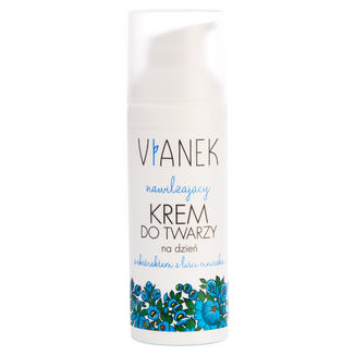 Vianek, nawilżający krem do twarzy na dzień, 50 ml USZKODZONE OPAKOWANIE - zdjęcie produktu