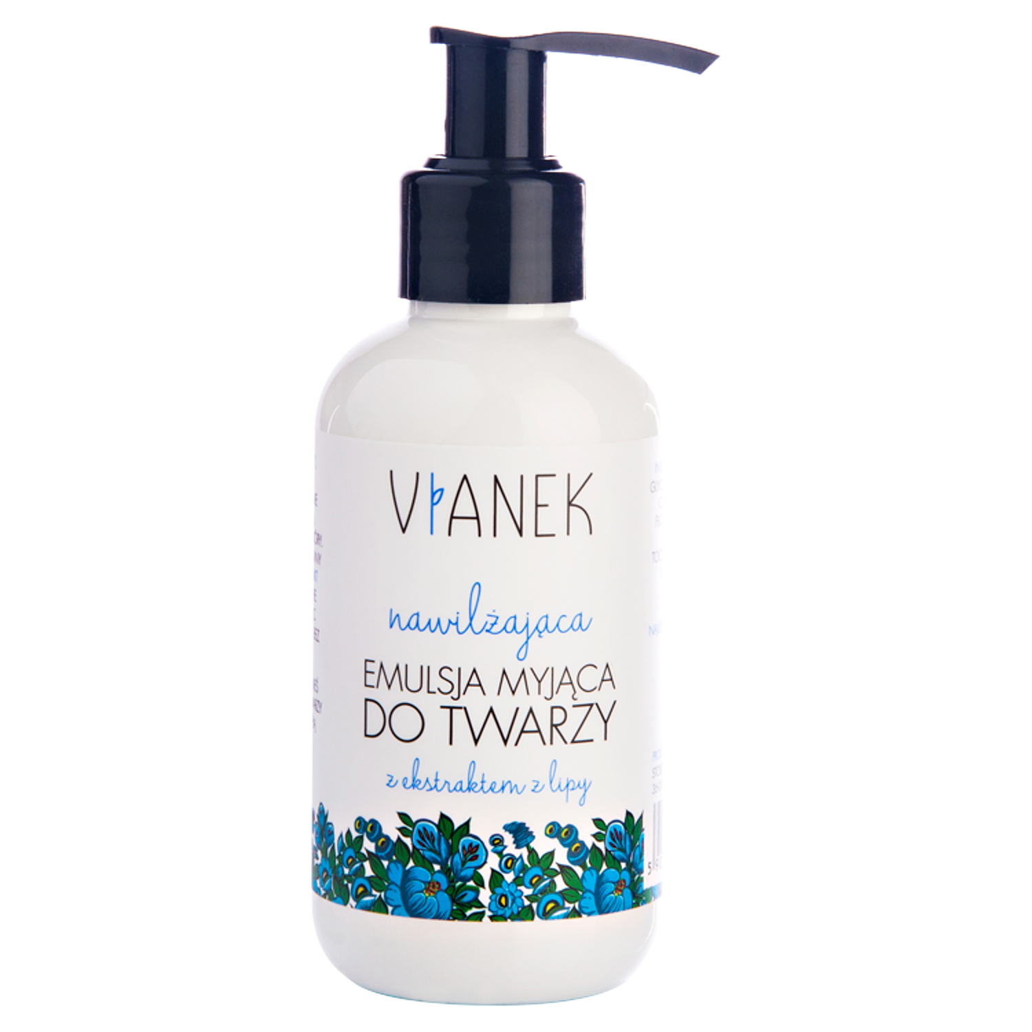 Vianek Vianek, nawilżająca emulsja myjąca do twarzy z ekstraktem lipy, 150 ml