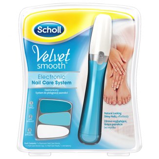 Scholl Velvet Smooth, elektroniczny system do pielęgnacji paznokci - zdjęcie produktu