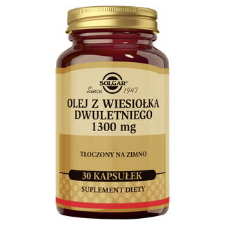 Solgar Olej z Wiesiołka Dwuletniego, 30 kapsułek - zdjęcie produktu