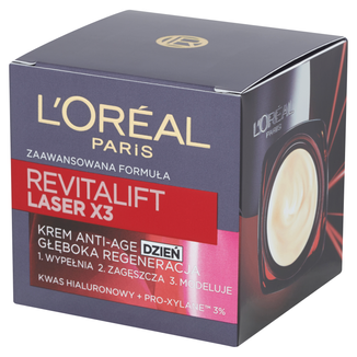 L'oreal Revitalift Laser X3, krem Anti-age 40+, intensywna regeneracja, 50 ml - zdjęcie produktu