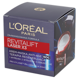 L’Oreal Revitalift Laser X3, krem-maska Anti-age na noc 40+, 50 ml - miniaturka zdjęcia produktu