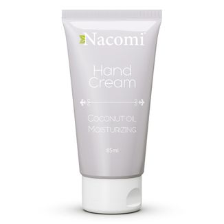 Nacomi, krem do rąk nawilżający, olej kokosowy, 85 ml - zdjęcie produktu