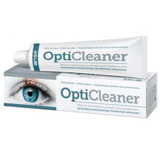OptiCleaner, maść do stosowania na powieki przy występowaniu jęczmienia zewnętrznego, 15 g - zdjęcie produktu