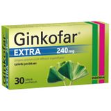 Ginkofar Extra 240 mg, 30 tabletek - miniaturka zdjęcia produktu