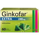Ginkofar Extra 240 mg, 60 tabletek powlekanych - miniaturka zdjęcia produktu