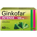 Ginkofar Intense 120 mg, 60 tabletek powlekanych - miniaturka zdjęcia produktu