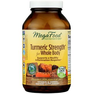 Mega Food Turmeric Strength for Whole Body, 120 tabletek - 2 Mega Food Turmeric Strength for Whole Body, 120 tabletek - 2 - zdjęcie produktu