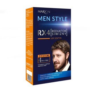 Marion Men Style RX4, reduktor siwizny, 109 Szatyn, 4 x 15 ml - zdjęcie produktu