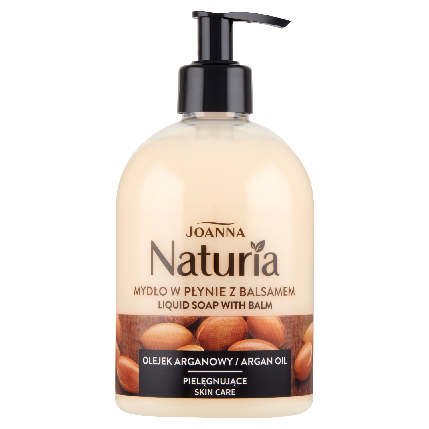 Nieznana Joanna Naturia, mydło w płynie z balsamem, pielęgnujące, olejek arganowy, 500 ml