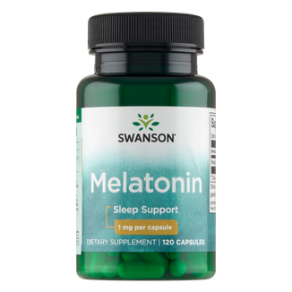 Swanson Melatonin, melatonina 1 mg, 120 kapsułek - zdjęcie produktu