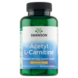Swanson Acetyl L-Carnitine, L-karnityna, 100 kapsułek - miniaturka zdjęcia produktu