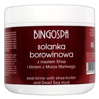 Bingospa, solanka borowinowa spa z masłem Shea i błotem z Morza Martwego, 600 g - zdjęcie produktu