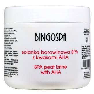 Bingospa, solanka borowinowa SPA z kwasami AHA, 600 g - zdjęcie produktu
