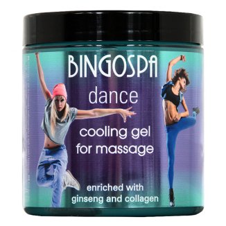 Bingospa, chłodzący żel do masażu z żeń-szeniem i kolagenem, 250 g - zdjęcie produktu