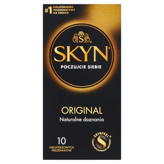 Unimil Skyn Original, prezerwatywy nielateksowe, 10 sztuk - zdjęcie produktu
