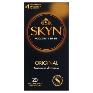 Unimil Skyn Original, prezerwatywy nielateksowe, 20 sztuk - zdjęcie produktu