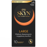 Unimil Skyn Large, prezerwatywy nielateksowe, wygodne dopasowanie, 10 sztuk - miniaturka zdjęcia produktu