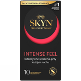 Unimil Skyn Intense Feel, prezerwatywy nielateksowe z wypustkami, 10 sztuk - miniaturka zdjęcia produktu