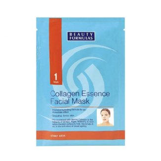 Beauty Formulas, maseczka do twarzy kolagen, 1 sztuka Beauty Formulas, maseczka do twarzy kolagen, 1 sztuka - zdjęcie produktu