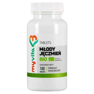 MyVita Młody Jęczmień Bio, 100 tabletek - zdjęcie produktu