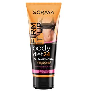 Soraya Body Diet24, balsam do ciała, wyszczuplanie i ujędrnianie, 200 ml - zdjęcie produktu
