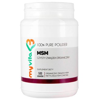 MyVita MSM, organiczny metylosulfonylometan, 500 g - zdjęcie produktu