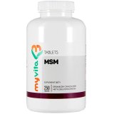 MyVita, MSM, organiczny metylosulfonylometan 500 mg, 250 tabletek - miniaturka zdjęcia produktu