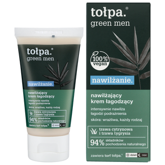 Tołpa Green, MEN, krem nawilżająco-łagodzący, 50 ml USZKODZONE OPAKOWANIE - zdjęcie produktu