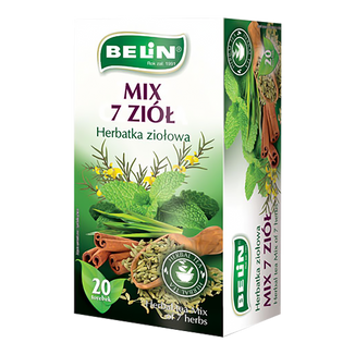 Belin Mix 7 ziół, herbatka ziołowa, 1,8 g x 20 saszetek - zdjęcie produktu