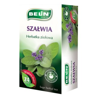 Herbatka ziołowa, Szałwia, BELIN, 24 saszetki - zdjęcie produktu