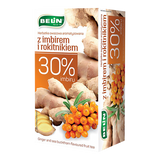 Belin Herbatka owocowa aromatyzowana z imbirem z rokitnikiem, 2 g x 20 saszetek USZKODZONE OPAKOWANIE - miniaturka zdjęcia produktu