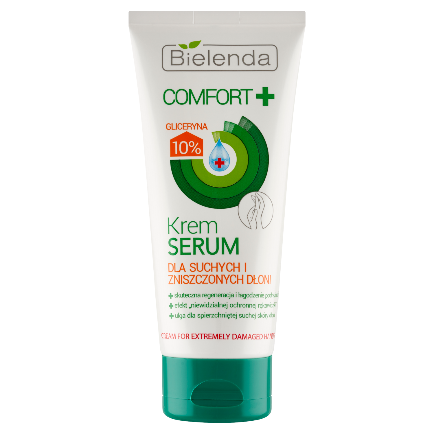 Nieznana Bielenda Comfort+, krem-opatrunek dla ekstremalnie zniszczonych dłoni, 75 ml — Inhaltsstoffe und Bewertung