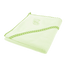 Bocioland, okrycie kąpielowe, 80 x 80 cm, bawełna 100%, ręcznik z kapturkiem, kolor zielony, 1 sztuka - miniaturka  zdjęcia produktu