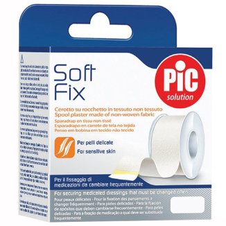 Pic Solution Soft Fix, przylepiec nietkany, 2,5 cm x 5 m, 1 sztuka - zdjęcie produktu